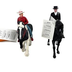 Safari Ltd. Audrey on Streaming Light & James on Dancing Bells Equestrian Rider